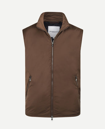Super Light Weight Bodywarmer | Chocolate Brown