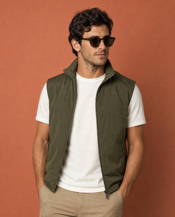 Super Light Weight Bodywarmer | Dark Olive
