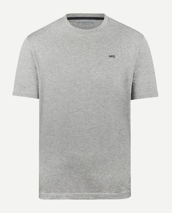 Essential McG Embroidery T-Shirt | Medium Grey Melange