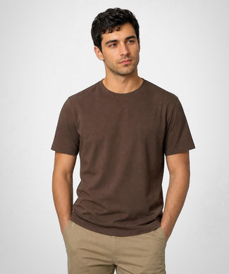 Interlock T-Shirt | Chocolate Brown Interlock T-Shirt | Chocolate Brown