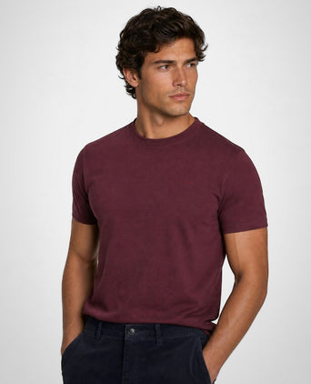 Interlock T-Shirt | Burgundy