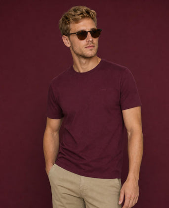 Interlock T-Shirt | Burgundy