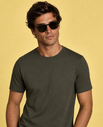Interlock T-Shirt | Dark Olive