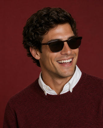 Trui Lamswol Ronde Hals | Burgundy
