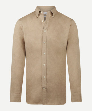 Overhemd Stretch Piqué | Sand Overhemd Stretch Piqué | Sand