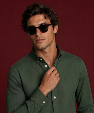 Overhemd Jersey | Dark Olive Overhemd Jersey | Dark Olive