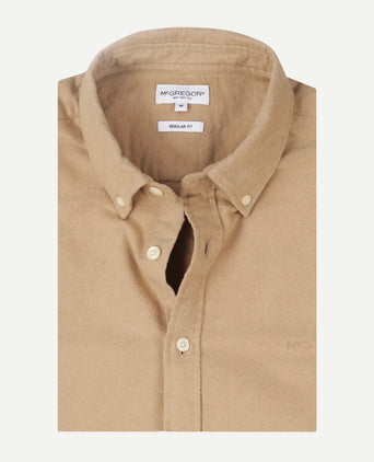 Overhemd Flanel Oxford | Camel