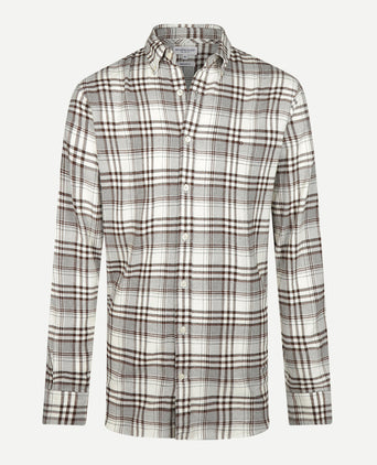 Overhemd Flanel Ruit | Chocolate Brown
