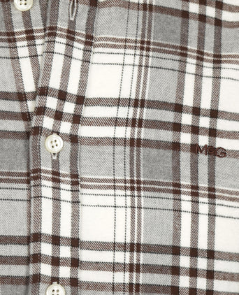 Overhemd Flanel Ruit | Chocolate Brown