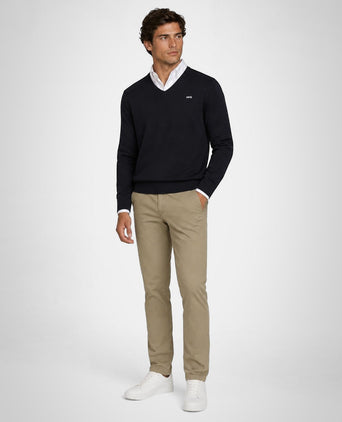 Sweater Cotton-Cashmere V-Neck | Navy