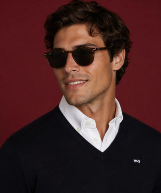 Trui Katoen-Kasjmier V-Hals | Navy Trui Katoen-Kasjmier V-Hals | Navy