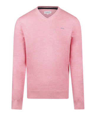 Sweater Cotton-Cashmere V-Neck | Light Pink Sweater Cotton-Cashmere V-Neck | Light Pink