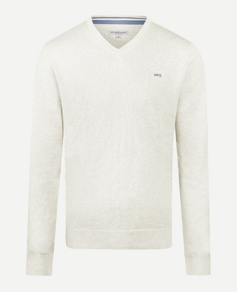 Trui Katoen-Kasjmier V-Hals | Kit