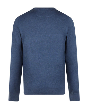 Sweater Cotton-Cashmere Round Neck | Vintage Blue