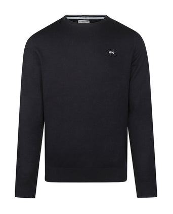 Sweater Cotton-Cashmere Round Neck | Navy