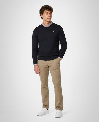 Sweater Cotton-Cashmere Round Neck | Navy