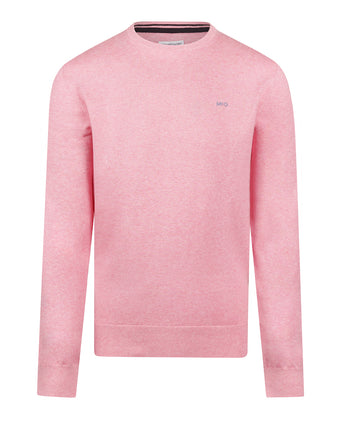 Trui Katoen-Kasjmier Ronde Hals | Light Pink