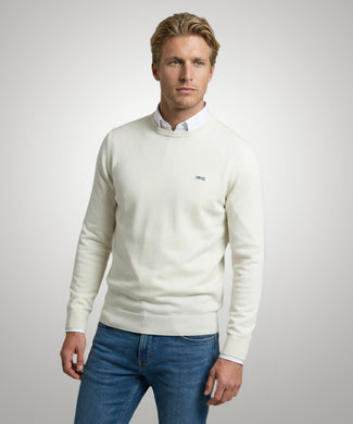 Trui Katoen-Kasjmier Ronde Hals | Kit Trui Katoen-Kasjmier Ronde Hals | Kit