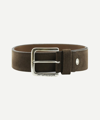 Suede leather belt | Dark Brown Suede leather belt | Dark Brown