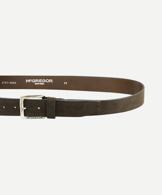 Suede leather belt | Dark Brown Suede leather belt | Dark Brown