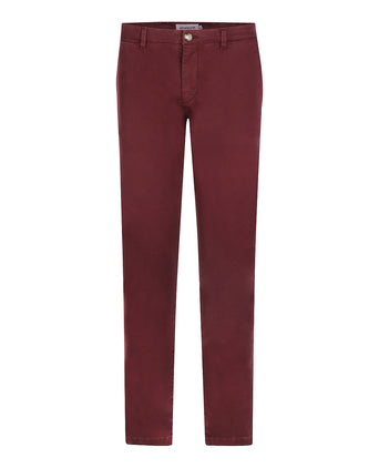 Chino Garment Dyed Modern Fit | Burgundy