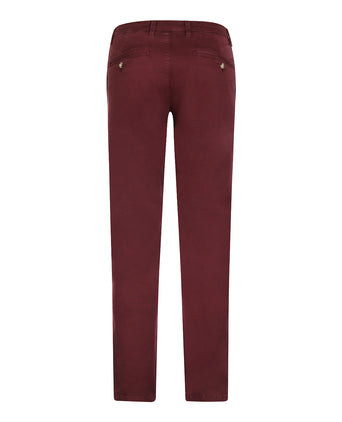 Chino Garment Dyed Modern Fit | Burgundy