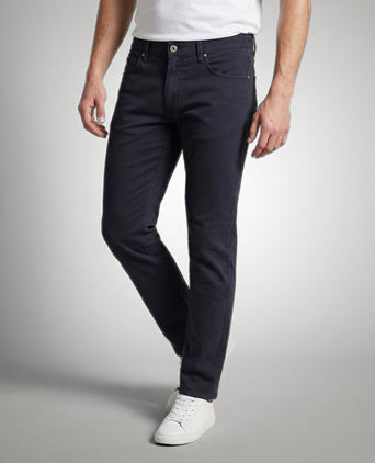 Trousers Five Pocket Garment Dyed | Navy