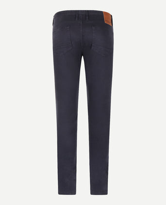 Broek Five Pocket Garment Dyed | Navy