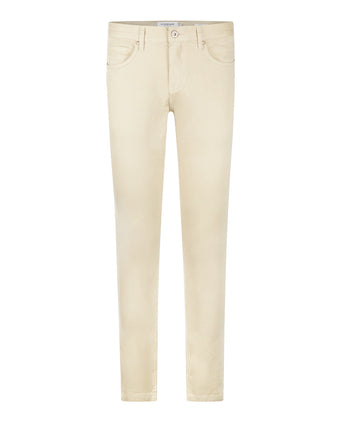 Trousers Five Pocket Garment Dyed | Sand