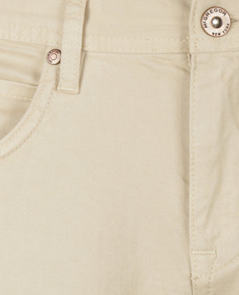 Broek Five Pocket Garment Dyed | Sand