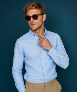 Overhemd Oxford Stretch | Light Blue Overhemd Oxford Stretch | Light Blue