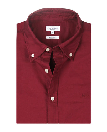 Overhemd Oxford Stretch | Burgundy