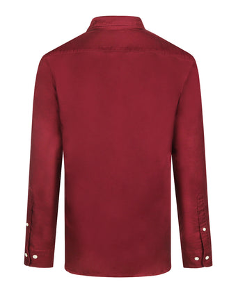 Overhemd Oxford Stretch | Burgundy
