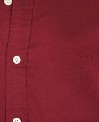 Overhemd Oxford Stretch | Burgundy