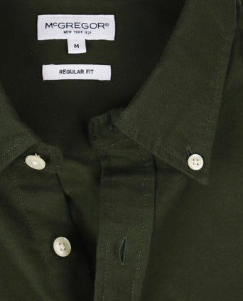 Oxford Stretch Shirt | Dark Olive