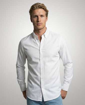 Overhemd Oxford Stretch | White