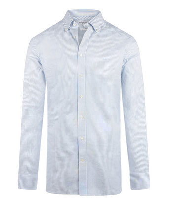 Overhemd Oxford Smalle Streep | Light Blue