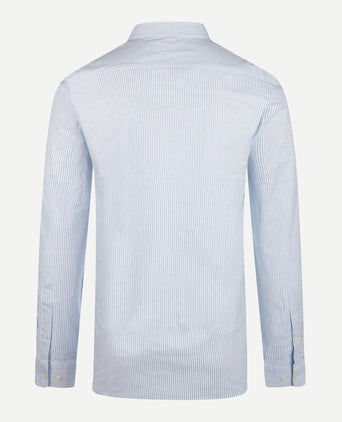 Oxford Shirt Narrow Stripe | Light Blue