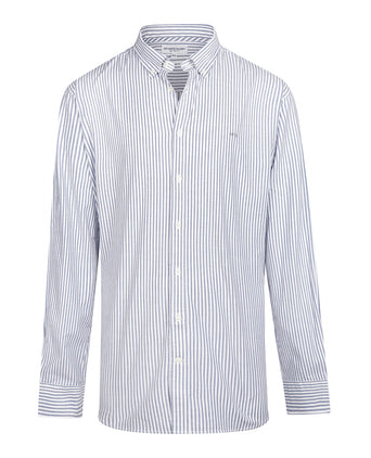 Overhemd Oxford Grote Streep | Navy