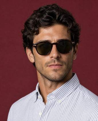 Oxford Shirt Large Stripe | Navy