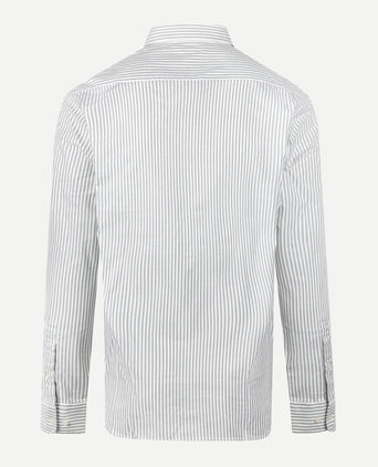 Oxford Shirt Large Stripe | Winter Sage