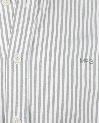 Oxford Shirt Large Stripe | Winter Sage