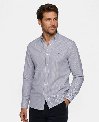 Shirt Poplin Stripe | Navy