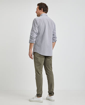 Shirt Poplin Stripe | Navy