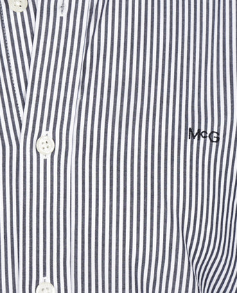 Shirt Poplin Stripe | Navy