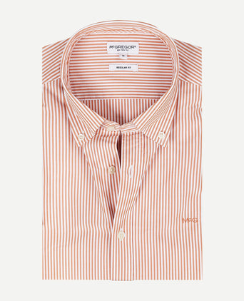 Overhemd Poplin Streep | Sundown
