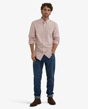 Overhemd Poplin Streep | Sundown