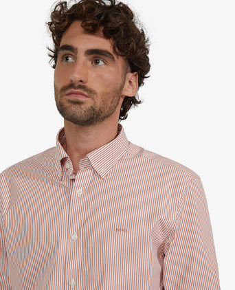 Overhemd Poplin Streep | Sundown