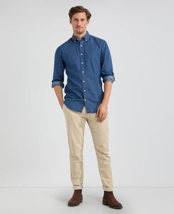 Overhemd Denimlook | Medium Blue