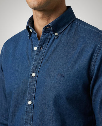 Overhemd Denimlook | Medium Blue